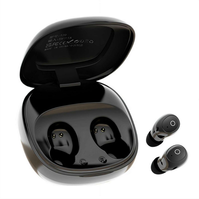 For T20 Invisible Mini Invisible Wireless Bluetooth In Ear Earbuds for Small Ears Canals Women Sleep Earbuds, 5.4 Bluetooth - Image 1